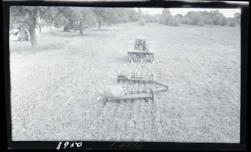 Towner Disc Harrow, Davis, California (Stubble)
