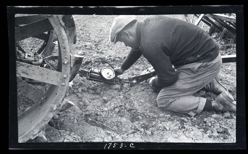 Grain Drill, Agricultural Engineering Lab field