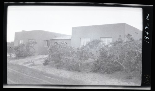 Rural House of Adobe Bricks, U.S. Govt. Plant Acclimatization Station, Torrey Pines, California (a)