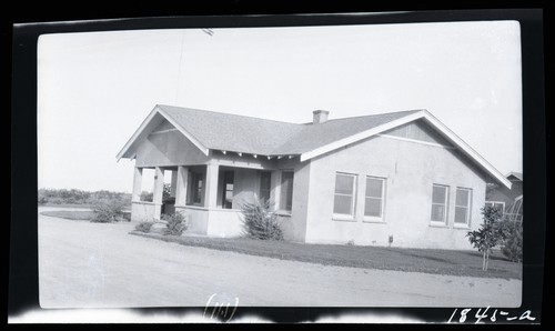 Cottages of Adobe Block, U.S. Govt. Experiment Station, Shafter California (a)