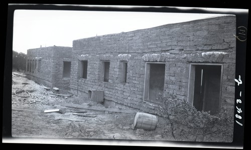 Rural House of Adobe Bricks, U.S. Govt. Plant Acclimatization Station, Torrey Pines, California (b)