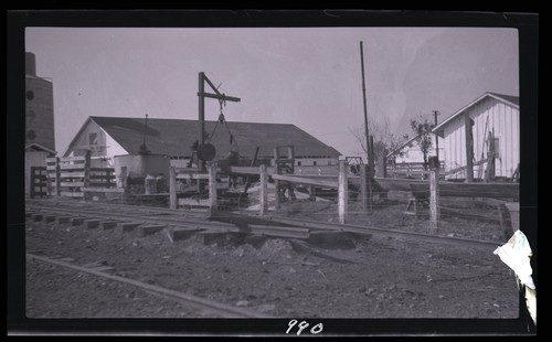 Equipment for feeding molasses on dairy, Near Newman, California