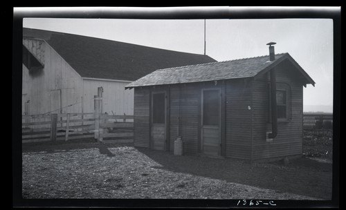 Milk House, T.L. Rancy Ranch - 2 miles north of Davis (c)