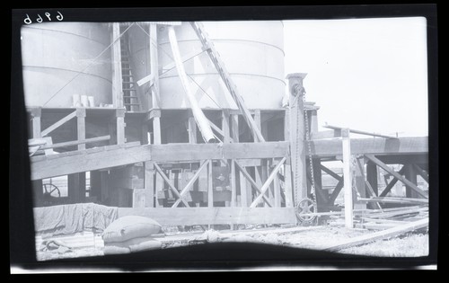 Bulk handling grain, near Willows