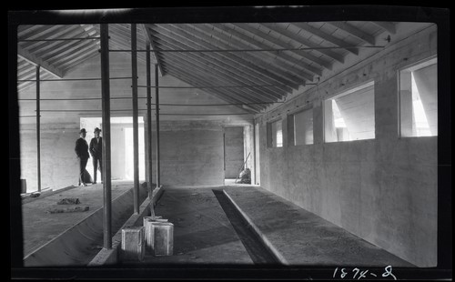 Dairy Barn Construction - Baxter Dairy, Durham, Cal