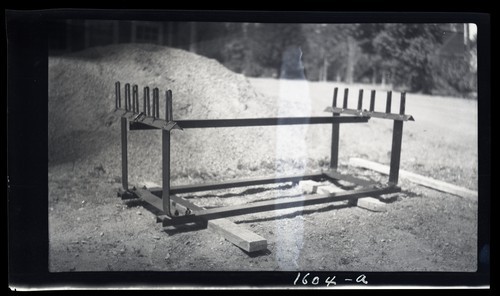 Concrete Fence Post Forms, University Farm