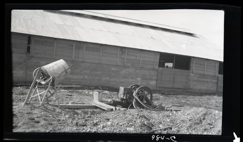 Standard Milking Barn (C-28) and 20' x 32' Milkhouse, At foot of Marysville Butte 5 mi west Sutter City (c)