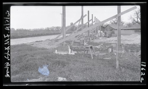 Building for Housing Farm Machinery, [University?] Farm