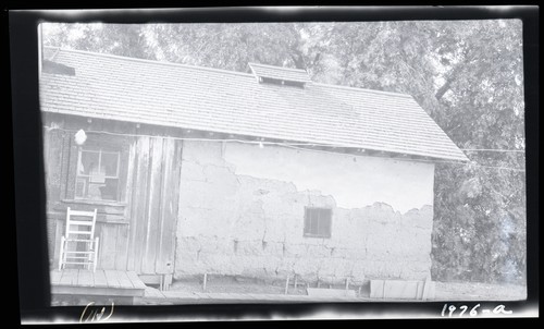 Adobe Ranch House, Poured of Loam Soil, Farmstead - 1.5 miles North of Dunningan, east side R.R. track, opposite warehouse (a)