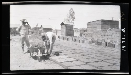 Making Adobe Block, Mexicali, Mexico