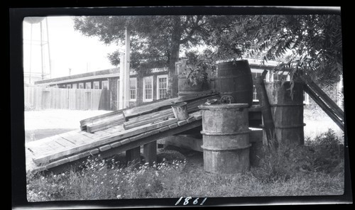 Fence Post Preservation Investigation, University Farm, Agricultural Engineering Division Laboratory