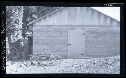 Grain Marc house - concrete, John Rogers Ranch, southwest of Davis, California