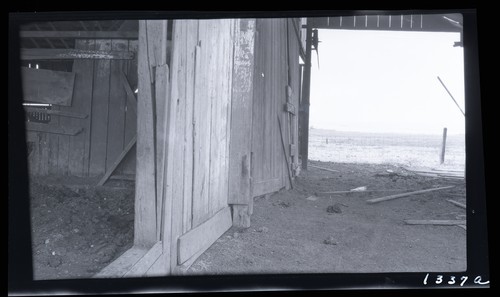 Depreciation of Farm Buildings, Deserted Ranch 3 miles north of Davis