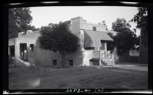Adobe House Construction, E. Vencill, El Centro