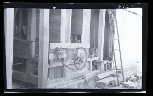 Bulk handling grain, near Willows