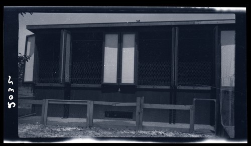 Brooder House University open front type, Peter Randolph, Santa Rosa