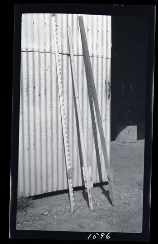 Steel Fence Posts, Gardner Pierce Ranch, Davis, California