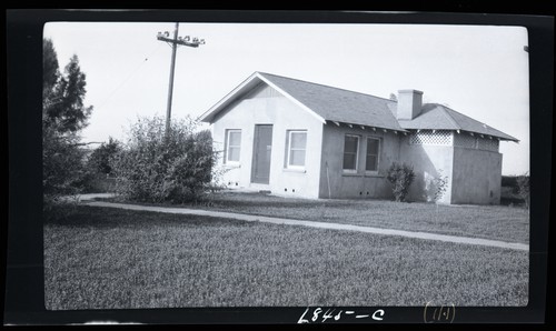 Cottages of Adobe Block, U.S. Govt. Experiment Station, Shafter California (c)