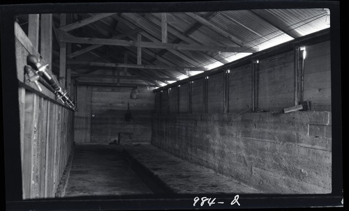 Standard Milking Barn (C-28) and 20' x 32' Milkhouse, At foot of Marysville Butte 5 mi west Sutter City (d)