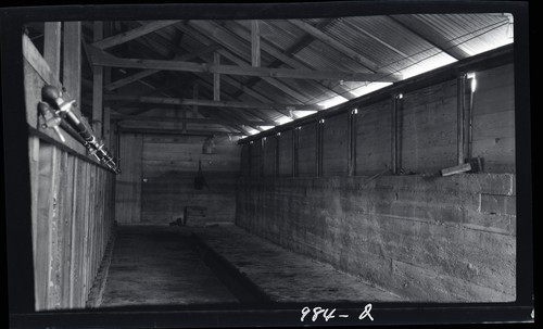 Standard Milking Barn (C-28) and 20' x 32' Milkhouse, At foot of Marysville Butte 5 mi west Sutter City (d)