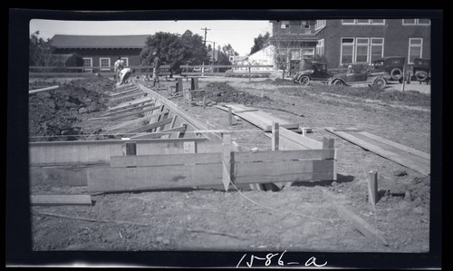 Forming for Concrete Foundation, University Farm