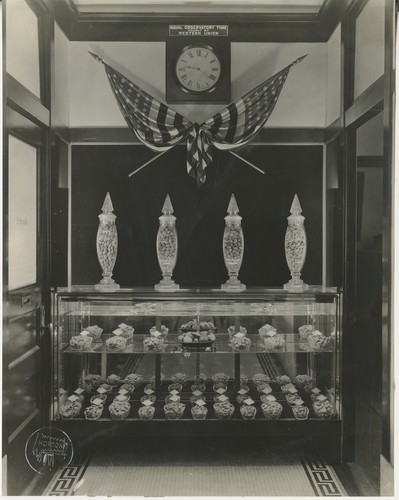 A-03, "Display case in office," San Francisco, CA, Morton, n.d