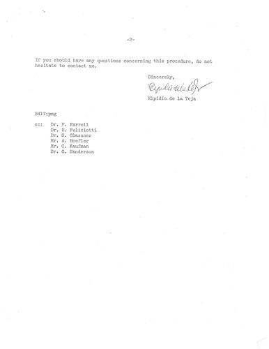 Sample Preparation Letter