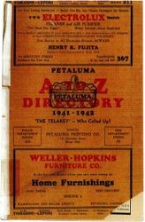 Petaluma A to Z directory, 1941-1942