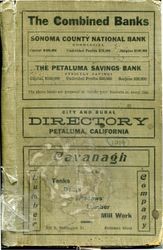 City and rural directory, Petaluma, California, 1914