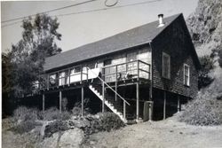 Bunkhouse, 9497 Pomo Avenue, Jenner, California, 1979 or 1980