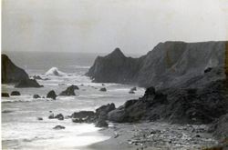 Coast Highway 1, Jenner, California, 1979 or 1980