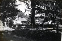 Hip roof cottage, First Street, Duncans Mills, 1979 or 1980