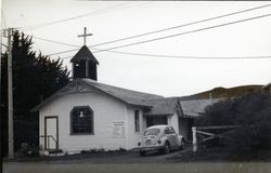 Bodega Bay Union Church, 1320 Bay View Street, Bodega Bay, California, 1979 or 1980