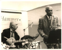 Buddy Collette with Al Viola performing at the Hammer Museum in Los Angeles, July 1996 [descriptive]