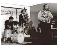 Clayton Brothers performing at the Armand Hammer Museum in Los Angeles [descriptive]