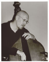 Scott Colley playing the double bass in Los Angeles [descriptive]