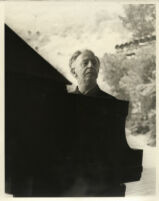 Arthur Rubenstein at the piano, Los Angeles, 1958 [descriptive]