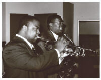 Nicholas Payton playing trumpet in Los Angeles, May 15, 1996 [descriptive]