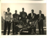 Max Roach with ensemble in Los Angeles [descriptive]