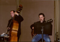 Darek Oles and Larry Koonse performing with the L.A. Jazz Quartet, February 1997 [descriptive]