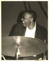 Unidentified drummer, possibly Brian Blade [descriptive]