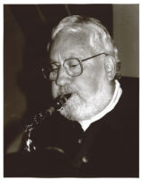 Lee Konitz playing the saxophone, Los Angeles, October, 1995 [descriptive]