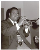 Nicholas Payton playing trumpet in Los Angeles, May 15, 1996 [descriptive]