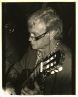 Jimmy Stewart playing guitar in Los Angeles, September 1995 [descriptive]