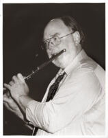 Gary Foster playing the flute, Los Angeles, January 1995 [descriptive]