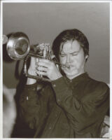 Tom Harrell playing the flügelhorn, Los Angeles, August 1996 [descriptive]