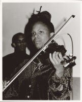 Regina Carter playing violin, Los Angeles [descriptive]