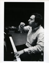 Yefim Bronfman playing the piano, 1986 [descriptive]