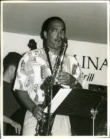 Don Braden playing the saxophone in Los Angeles, August 1996 [descriptive]