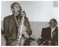 Jimmy Heath on saxophone with Albert "Tootie" Heath on drums in Los Angeles [descriptive]